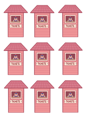 Ticket Booth Bear Day Time Sprite Sheet Ticket Booth Bear Day Time Sprite Sheet